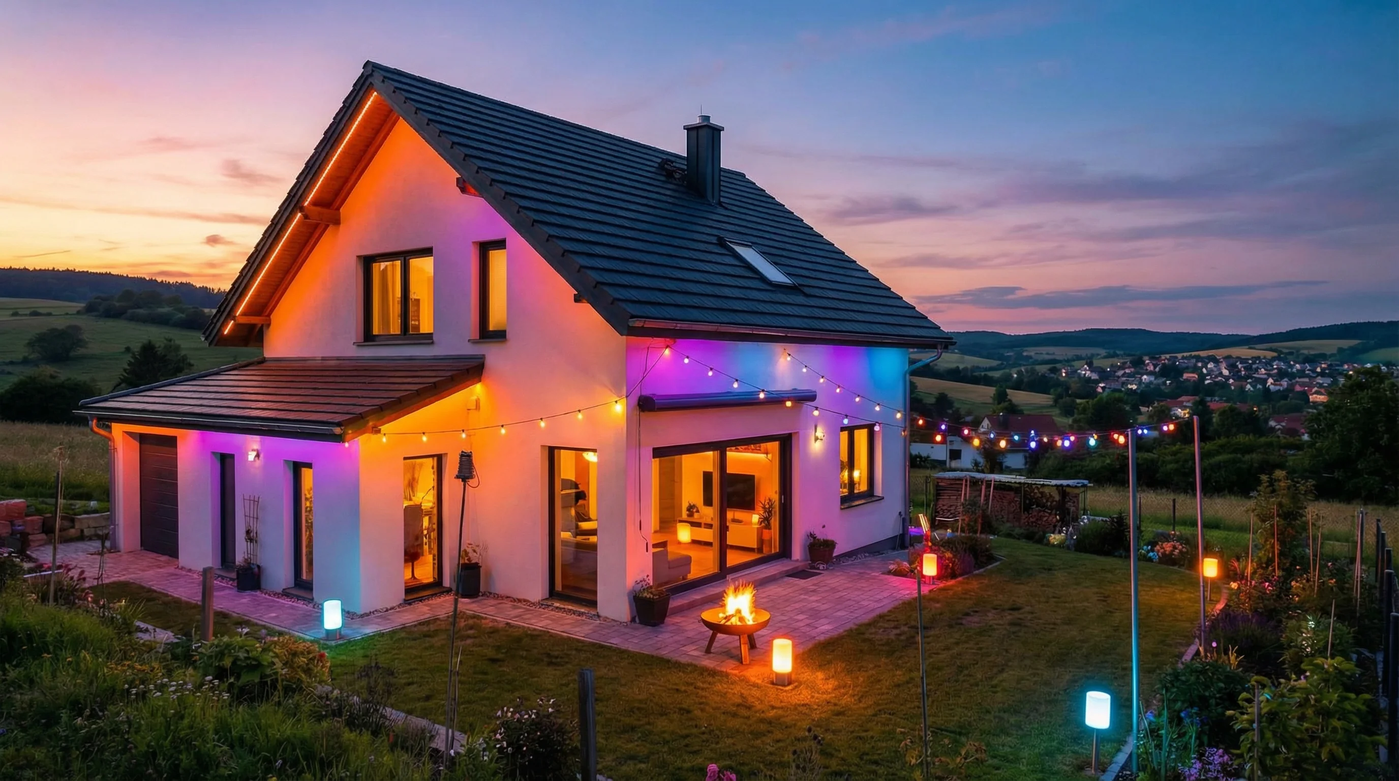 BRMesh smart lighting ecosystem budget friendly smart home exterior