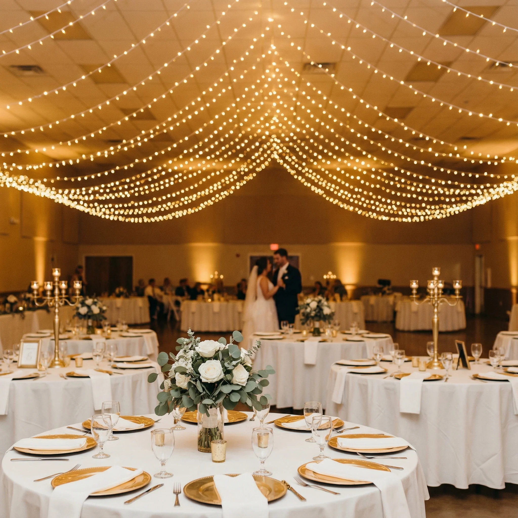 Wedding decoration with BRMesh fairy lights romantic ambiance